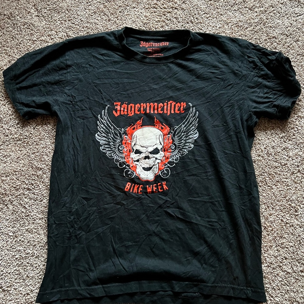 Vintage Jäegermeister bike week t-shirt